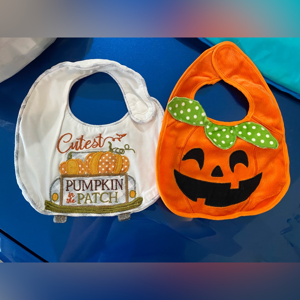 Pumpkin Bibs